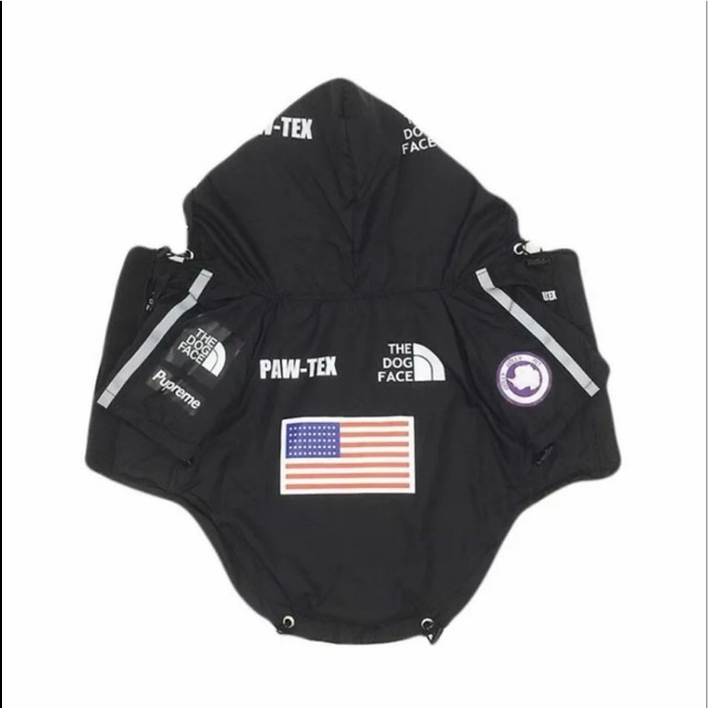 Waterproof winter rain jacket for dogs (SOLD)